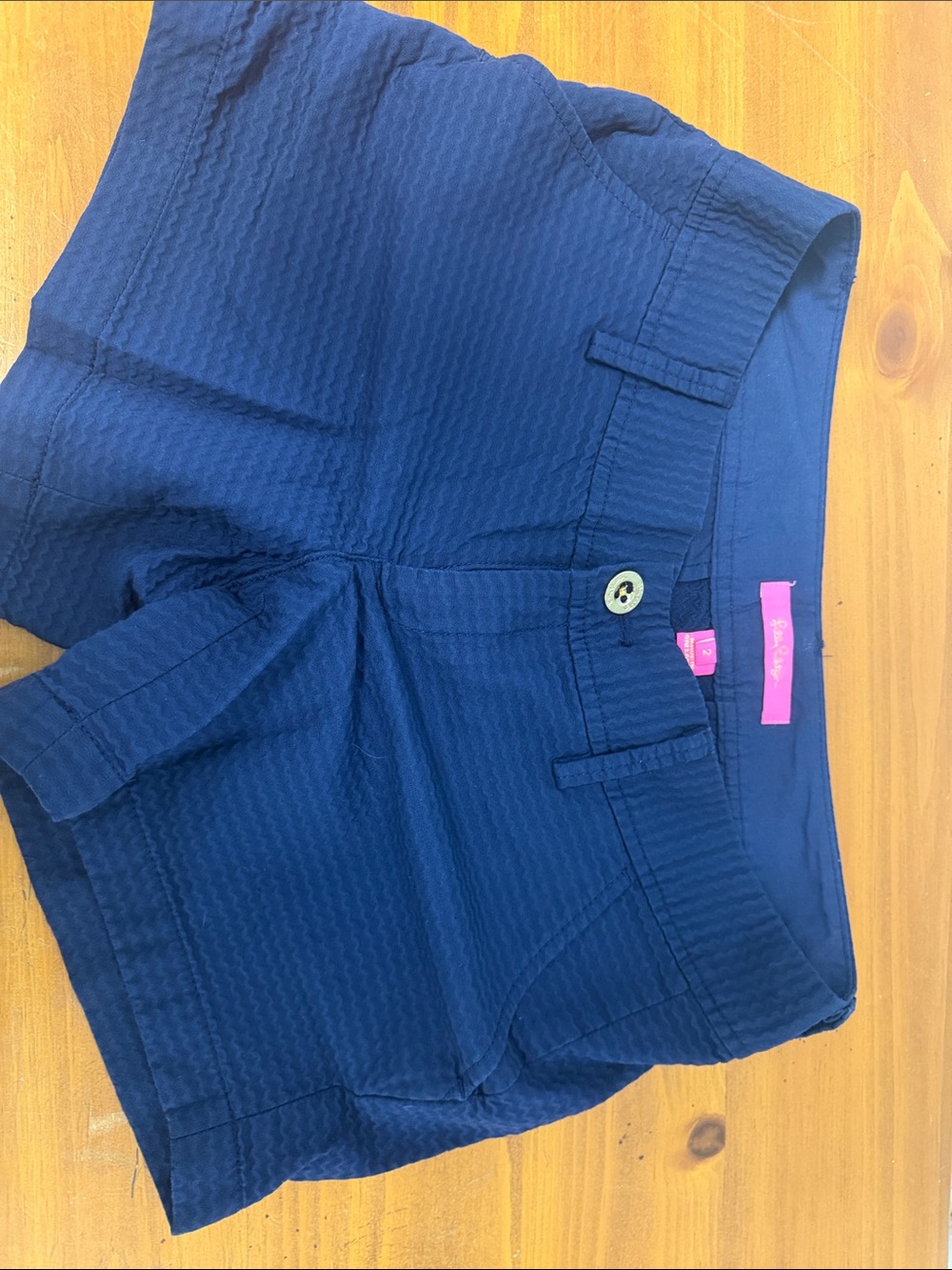 Lilly Pulitzer Navy Textured Women’s Shorts